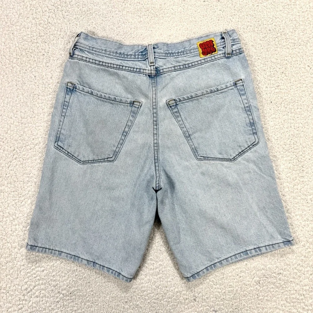 Empyre Denim Shorts Men's 30 Light Wash Skate Y2K Streetwear Jorts Urban Casual